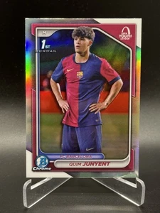 2024-25 Topps Cromo UEFA Clubes Competiciones Refractor 1er Bowman Quim Junyent - Imagen 1 de 2