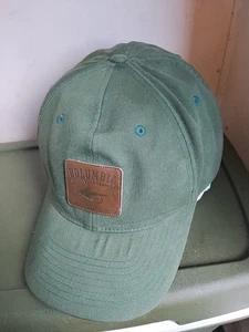 Columbia Dry Fly Sportsman Fishing Lure Logo Patch Green FlexFit Fitted Hat L/XL - Picture 1 of 11