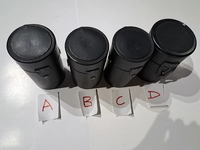 Lot of Four Assorted Hard Lens Cases for Camera Lenses - Image 1 of 2