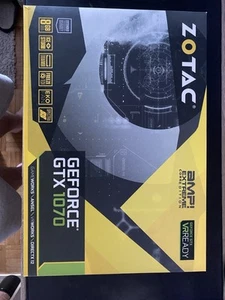 ZOTAC GeForce Grafikkarte GTX 1070 AMP! EXTREME EDITON - Afbeelding 1 van 8
