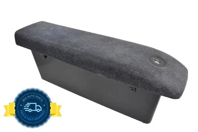 Honda Prelude 1992-1996 consola central piso gris tela reposabrazos bloqueo almacenamiento OEM Foto 1 de 4