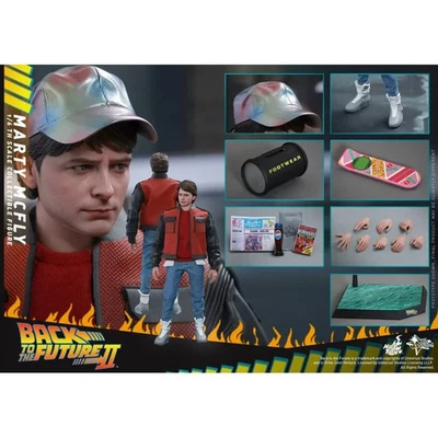 Figura Hot Toys Regreso al Futuro II MARTY McFLY Escala 1/6 MMS379 (Nueva) Foto 1 de 4
