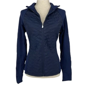 Giacca maglia STUDIO PARK zip anteriore blu navy taglia media tempo libero A628888 - Foto 1 di 6