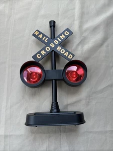 Hayes 15887 Railroad Train / Track Crossing Sign with Flashing Lights and Sounds - Picture 1 of 12