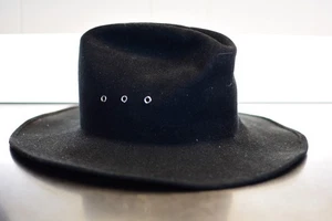 Stetson Company West Corral Cowboy Western Hut schwarz 7x8 cm - Bild 1 von 6