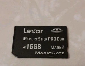 LEXAR Memory Stick Pro Duo Mark 2 PSP 16GB Memory Card - Picture 1 of 1