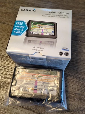 Garmin Nuvi 1390LMT Navigator GPS 8gb 2026 Map In Box With Extras OPEN BOX USED - Image 1 of 4