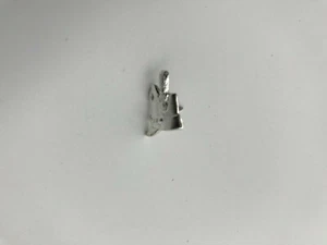 Majorette Hut Anstecknadel Marching Band silberfarben klein Clutch hinten Vintage - Bild 1 von 6