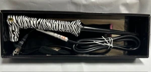 BEBELLA 1 PIECE 9-18MM CLIPLESS CURLER SMALL(BLACK & WHITE ZEBRA 9-18MM)NWB - Picture 1 of 5