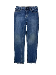 Lands End Boys Size 14 Straight Leg Blue Jeans Adjustable Waist - Picture 1 of 3