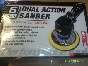 Wilmar M641 Performance Tool Auto Painting Air 6" HD Dual Action DA Sander