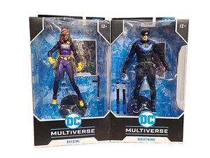 DC Nightwing & Batgirl Paquete Caballeros Gotham 7 Pulgadas Figuras de Acción + Accesorios - Imagen 1 de 6