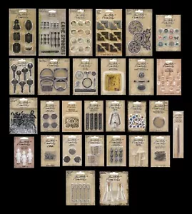 U CHOOSE Tim Holtz IDEA-OLOGY Metal Embellishments - Alpha, Ribbon, Tools & More - Picture 1 of 30