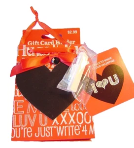 LOTE DE 4 Portatarjetas Regalo Día de San Valentín Amor Abrazo Corazón Personalizar Nuevo - Imagen 1 de 5