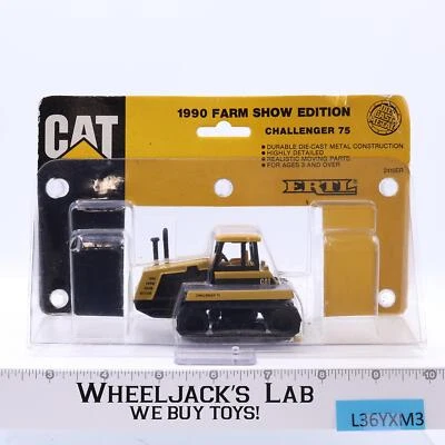 1990 Farm Show Edition CAT Challenger 75 Die Cast 1990 ERTL NEW SEALED - Image 1 of 4