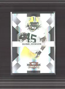 2009 Donruss Threads #181 Quinn Johnson Silver Holofoil #/250 - Foto 1 di 2