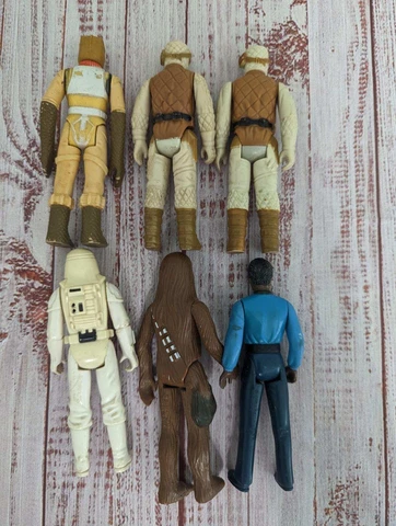 1977 1980 Star Wars Lot Of 6 Action Figures 3.75 - 4 Inch Stormtrooper Bossk Cover
