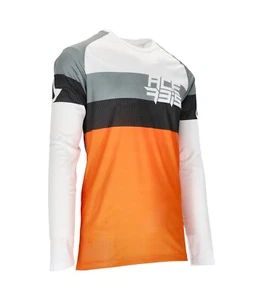 MAGLIA CROSS ENDURO ACERBIS MX J-WINDY THREE VENTED ARANCIO/BIANCO TG.XXL - Imagen 1 de 1