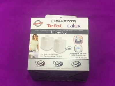 2 Tefal Anti Scale Calc Filter Cartridges XD9070E0 LIBERTY Steam Generator Iron - Image 1 of 4
