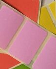 Coloured Labels | Pink | 38 x 25mm | self-adhesive | can be written on
