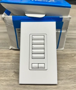 Teclado Lutron QSWS2-5BRLI-WH SeeTouch 5 botones subir/bajar, blanco - Imagen 1 de 2