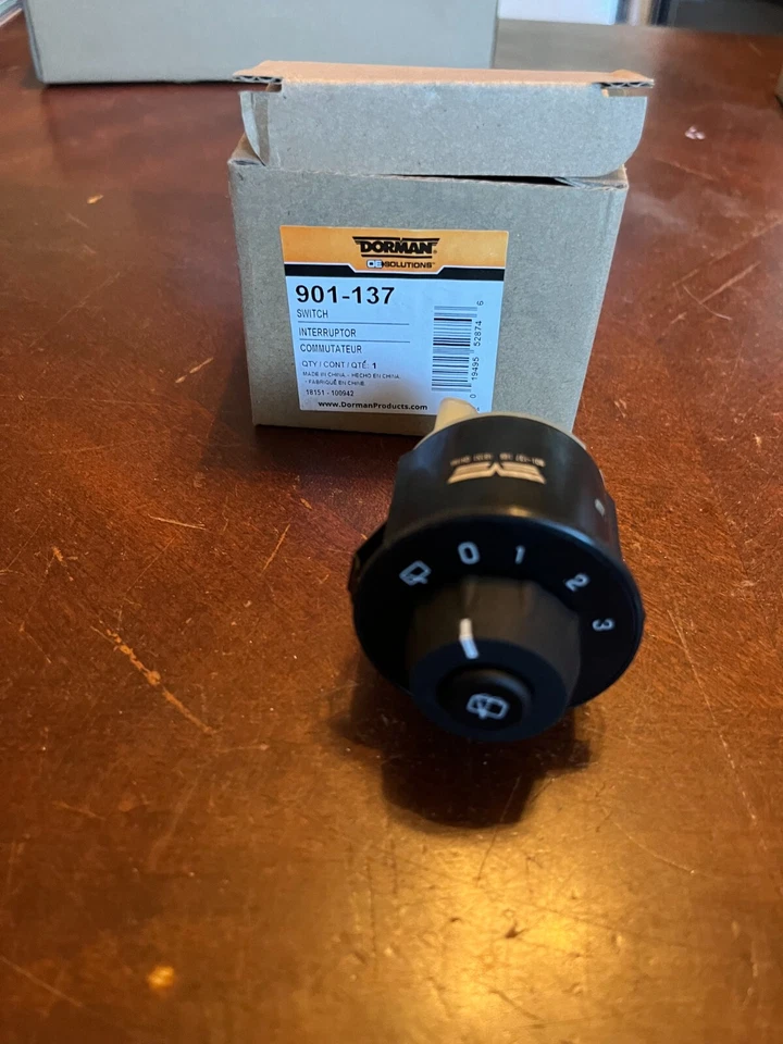 Interruptor limpiaparabrisas trasero Dorman 901-137 2002-2009 Chevy Buick GMC Oldsmobile Foto 1 de 1