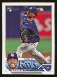 2023 Topps Update #US55 Taj Bradley Rookie Tampa Bay Rays - Picture 1 of 2