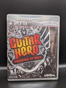 PS3 Guitar Hero Warriors of Rock Sony PlayStation 3 PS3