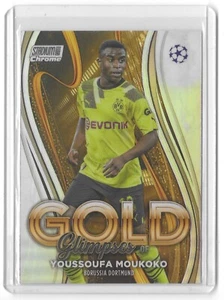 2022-23 Topps Stadium Club Chrome Gold Glimpses YOUSSOUFA MOUKOKO #GG-YM - Bild 1 von 3