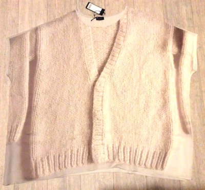 RARO NUEVO Hermoso y peculiar estampado 100% seda damas top de gran tamaño 38 S-L Joseph Foto 1 de 4