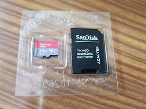 Carte Mémoire Micro SD [ORIGINAL] 64G SDHC  - Afbeelding 1 van 1
