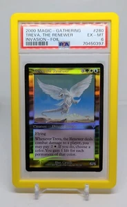 PSA 6 ✨ Treva, The Renewer ✨ Foil ✨ Set: Invasion ✨ Magic The Gathering MTG #280 - Picture 1 of 2