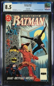 BATMAN #457 CGC RARER 2nd print 1st Tim Drake Robin DC comics VF 8.5 CGC Graded - Picture 1 of 2