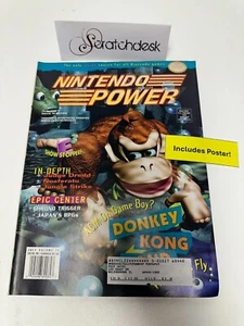 NINTENDO POWER Magazine JULY 1995 Volume 74 - DONKEY KONG LAND +BOOGERMAN Poster - Imagen 1 de 7