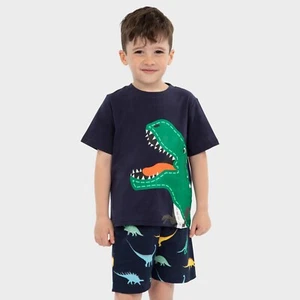 Harry Bear Boys Pyjamas | Dinosaur Pyjamas | Boys Dino Pjs | Boys Short Pyjamas - Picture 1 of 13