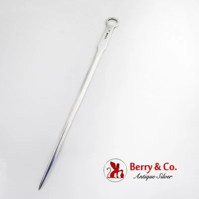 Pincho de carne John Henry Charles Lias plata de ley Londres 1829 Jorge IV Foto 1 de 4