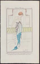 Brunelleschi - Fashionable Dress - 1912 Journal des Dames.. Engraving