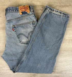 Levi’s 550 Relaxed Fit Jeans VTG Y2K 90s Distressed Faded 36X30 (Actual 34X28.5) - Picture 1 of 22