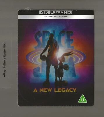 SPACE JAM : A NEW LEGACY - UK EXCLUSIVE 4K + BLU RAY STEELBOOK - NEW & SEALED - Image 1 of 3