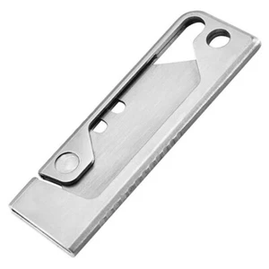 Stainless-Steel EDC Folding Utility Knife Wallpaper Knife Multi-function Outdoor - Picture 1 of 9