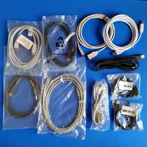 New 10 pc USB 2.0 Cable Lot Type A Micro-USB Mini-USB Extension Set USA Shipper - Picture 1 of 9