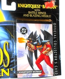 TARJETA COLECCIONABLE Legends Batman Knightquest 1995 Kenner Knightsend DC Universe Azrae - Imagen 1 de 3