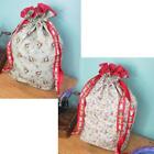 Budget Santa sacks 100% cotton, gift bag for presents, hand made in the UK