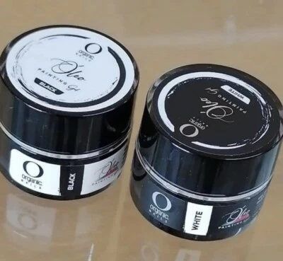 Oleo Gel Uñas Orgánicas Blanco Y Negro 5 g Ea Foto 1 de 3