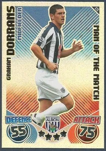 TOPPS MATCH ATTAX 2010-11- #429-WBA-GRAHAM DORRANS-MOTM-SILVER FOIL - Picture 1 of 1