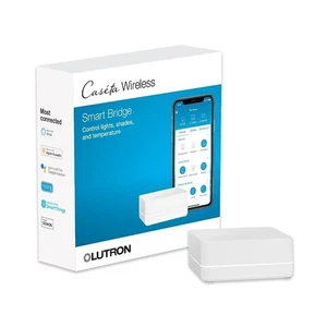 Lutron Caseta Smart Lighting Smart Hub, L-BDG2-WH, White - Picture 1 of 5