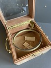 Eiche? Marine Chronometer Roh-Gehäuse (II) Case Not Finished N.O.S never used