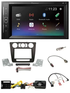 Pioneer DAB Lenkrad 2DIN Bluetooth USB Autoradio für BMW 1er man. Klima E87/E88/ - Bild 1 von 11