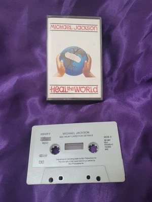 Michael Jackson’s “Heal the World” Cassette Tape - Good Condition - Image 1 of 2