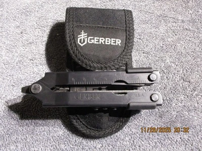 Gerber USA MP600 Negro Multiherramienta Aguja Nariz Alicates/Cortador de Carburo con Funda Foto 1 de 4